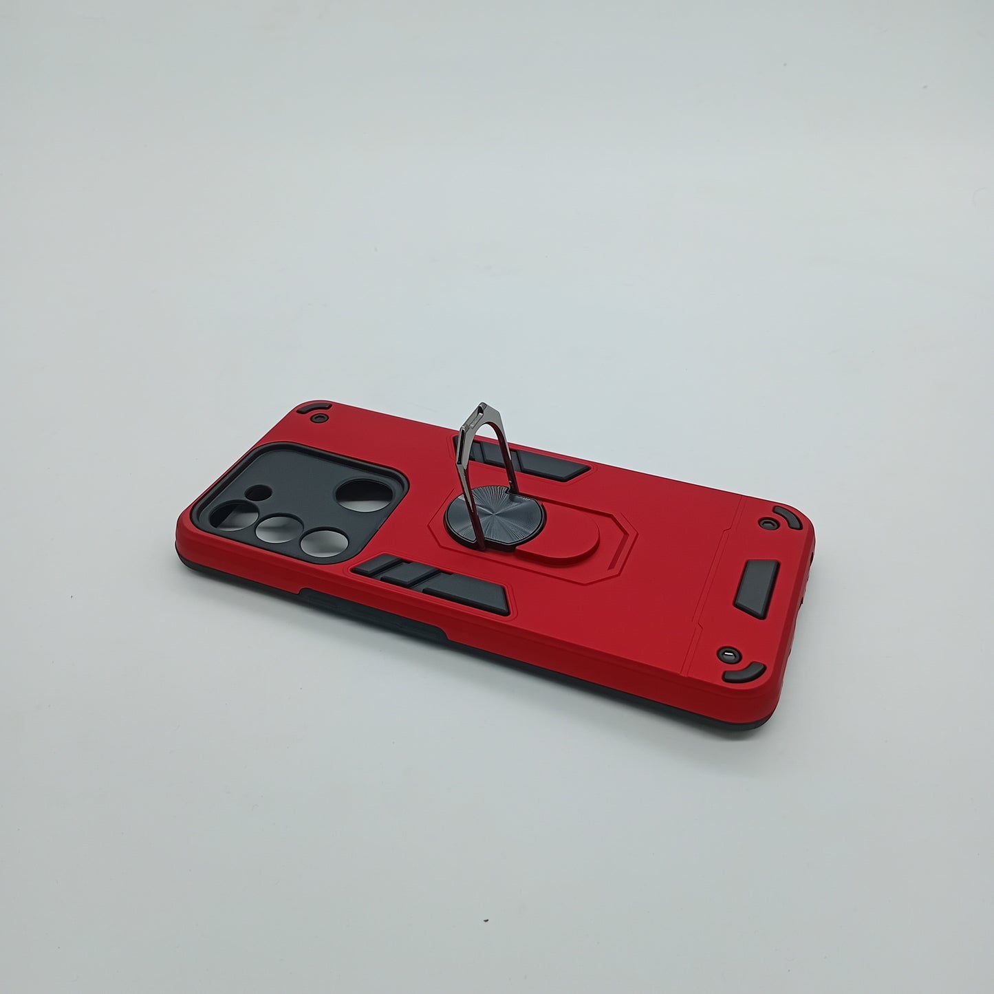 Tecno Spark 8C Hard PC Case with ring holder Shockproof Slim back Cover