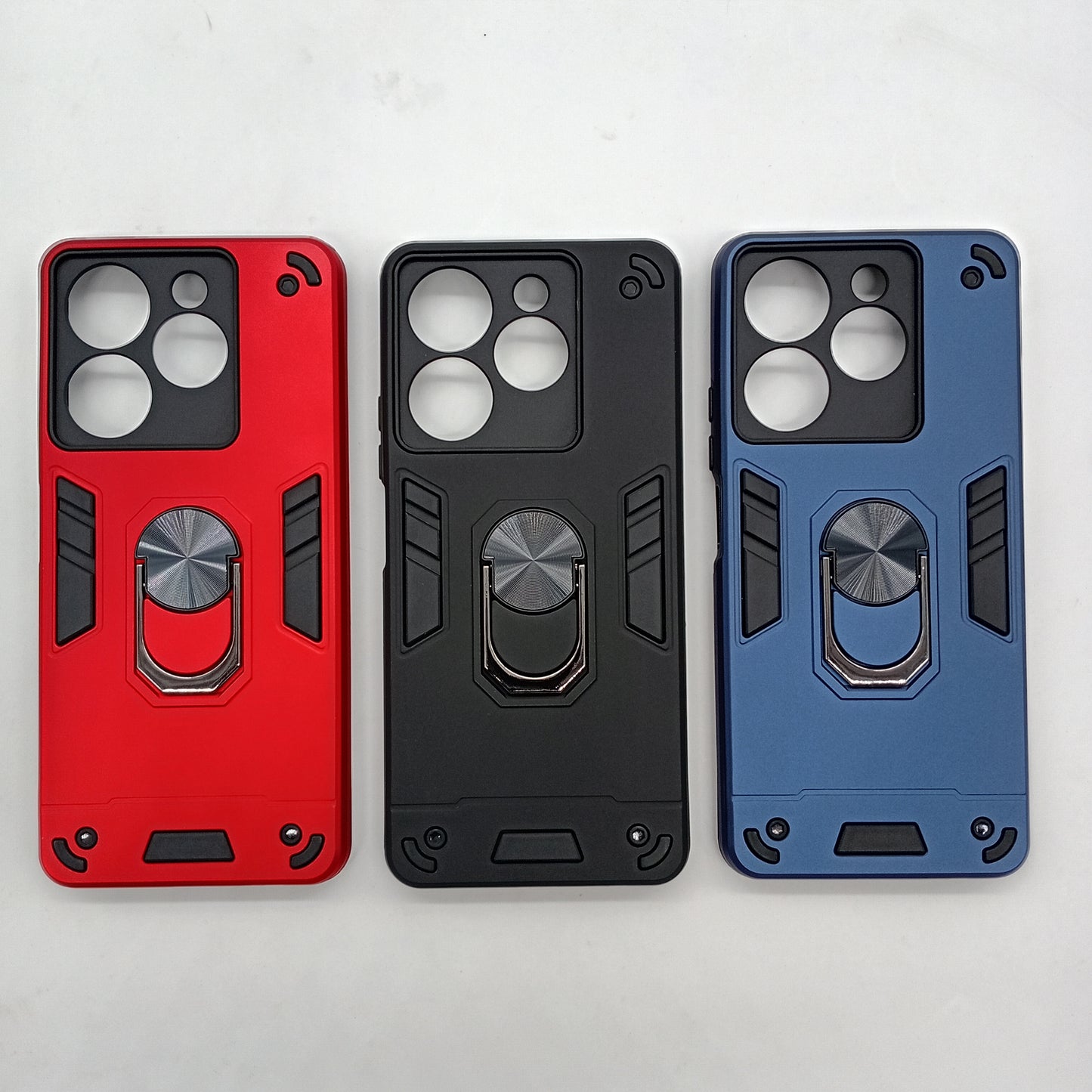 Tecno Spark 10 Pro Hard PC Case with ring holder Shockproof Slim back Cover