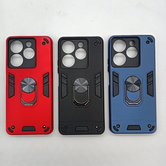 Tecno Spark 10 Pro Hard PC Case with ring holder Shockproof Slim back Cover