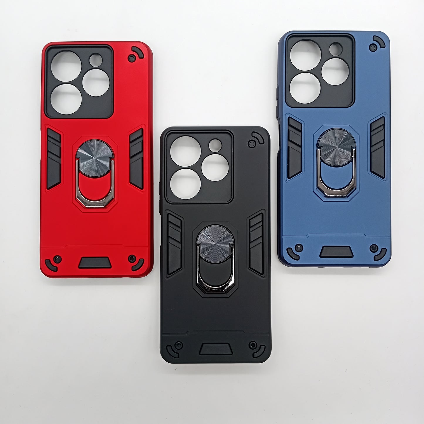 Tecno Spark 10 Pro Hard PC Case with ring holder Shockproof Slim back Cover