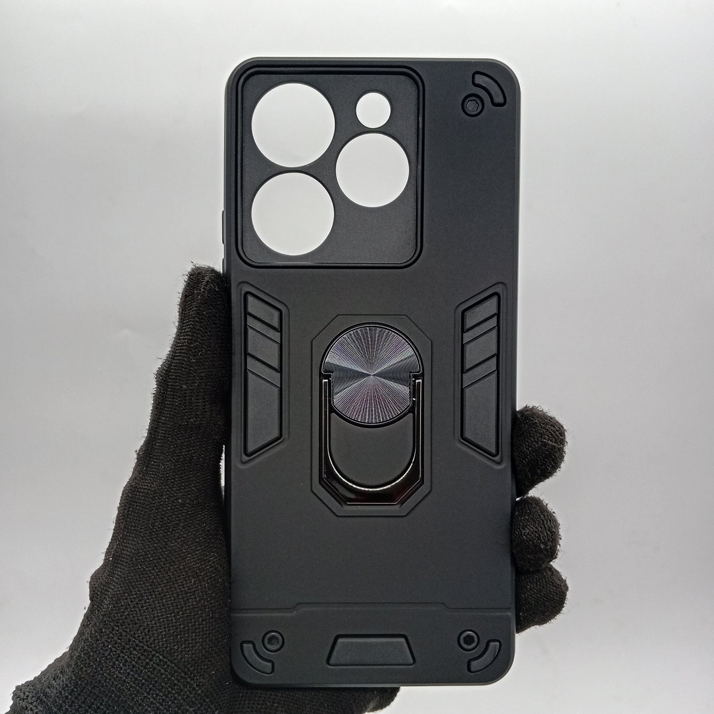 Tecno Spark 10 Pro Hard PC Case with ring holder Shockproof Slim back Cover