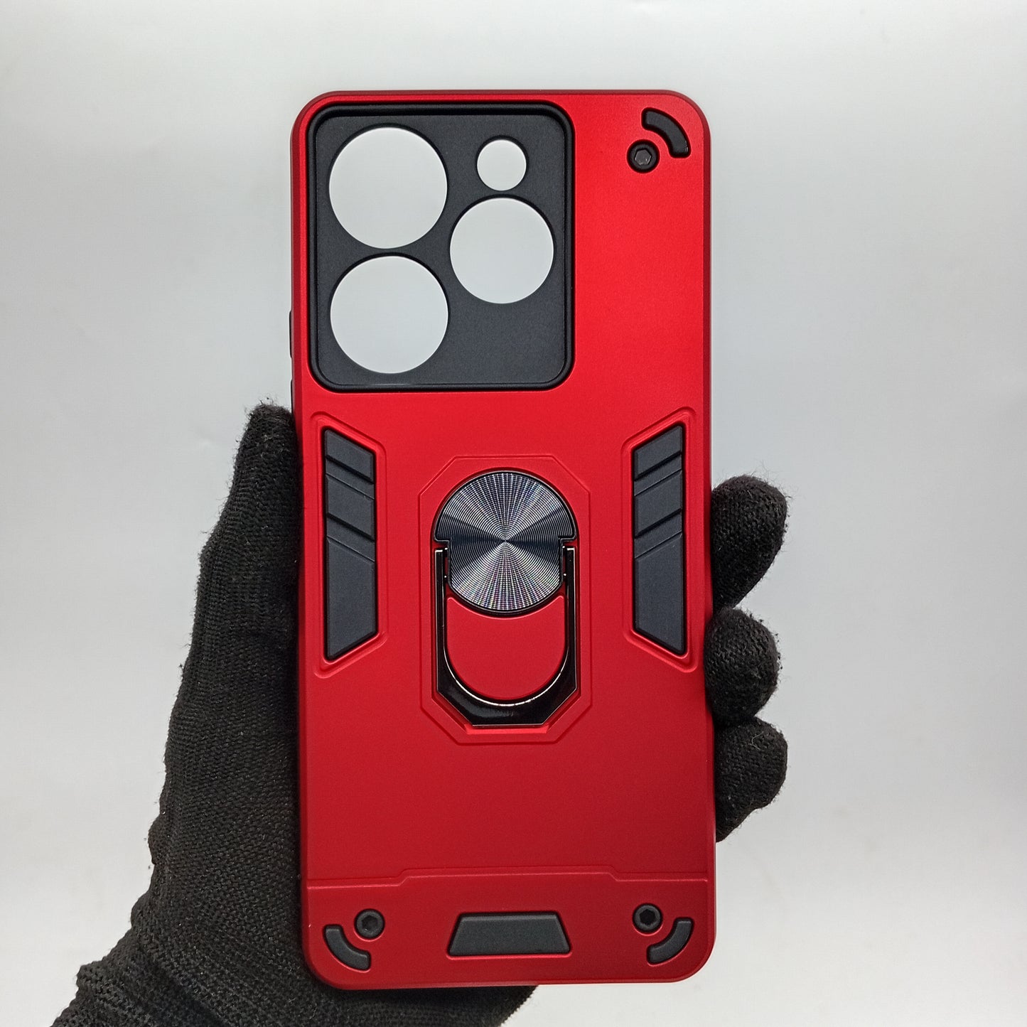 Tecno Spark 10 Pro Hard PC Case with ring holder Shockproof Slim back Cover