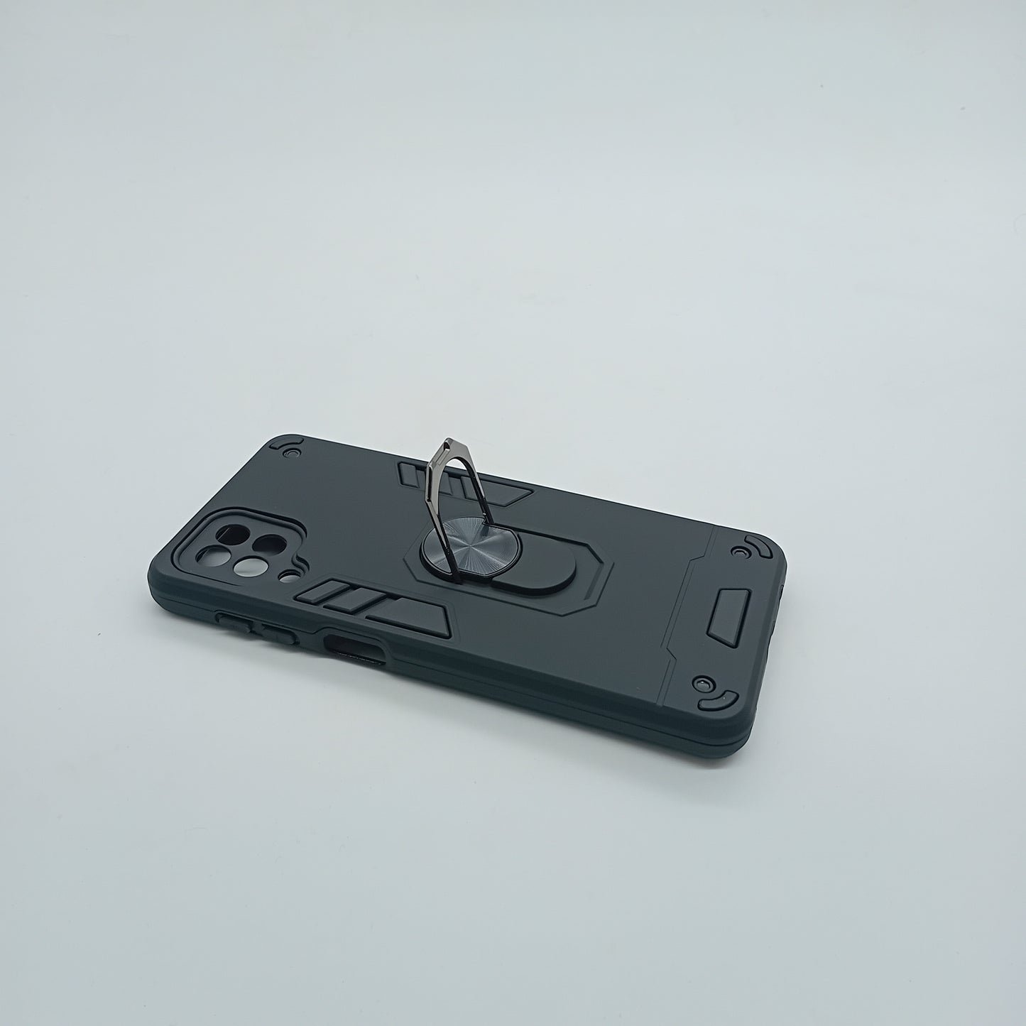 Samsung A12 Hard PC Case with ring holder Shockproof Slim back Cover