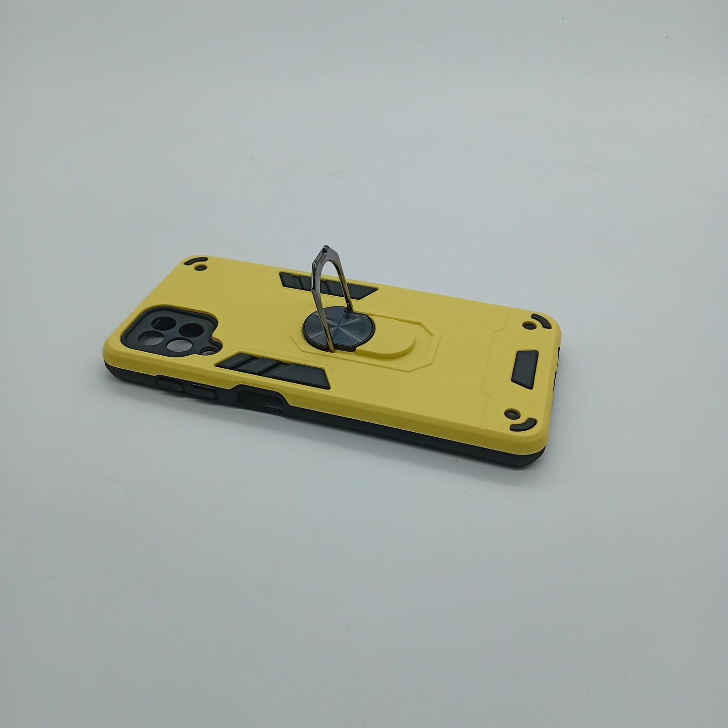 Samsung A12 Hard PC Case with ring holder Shockproof Slim back Cover