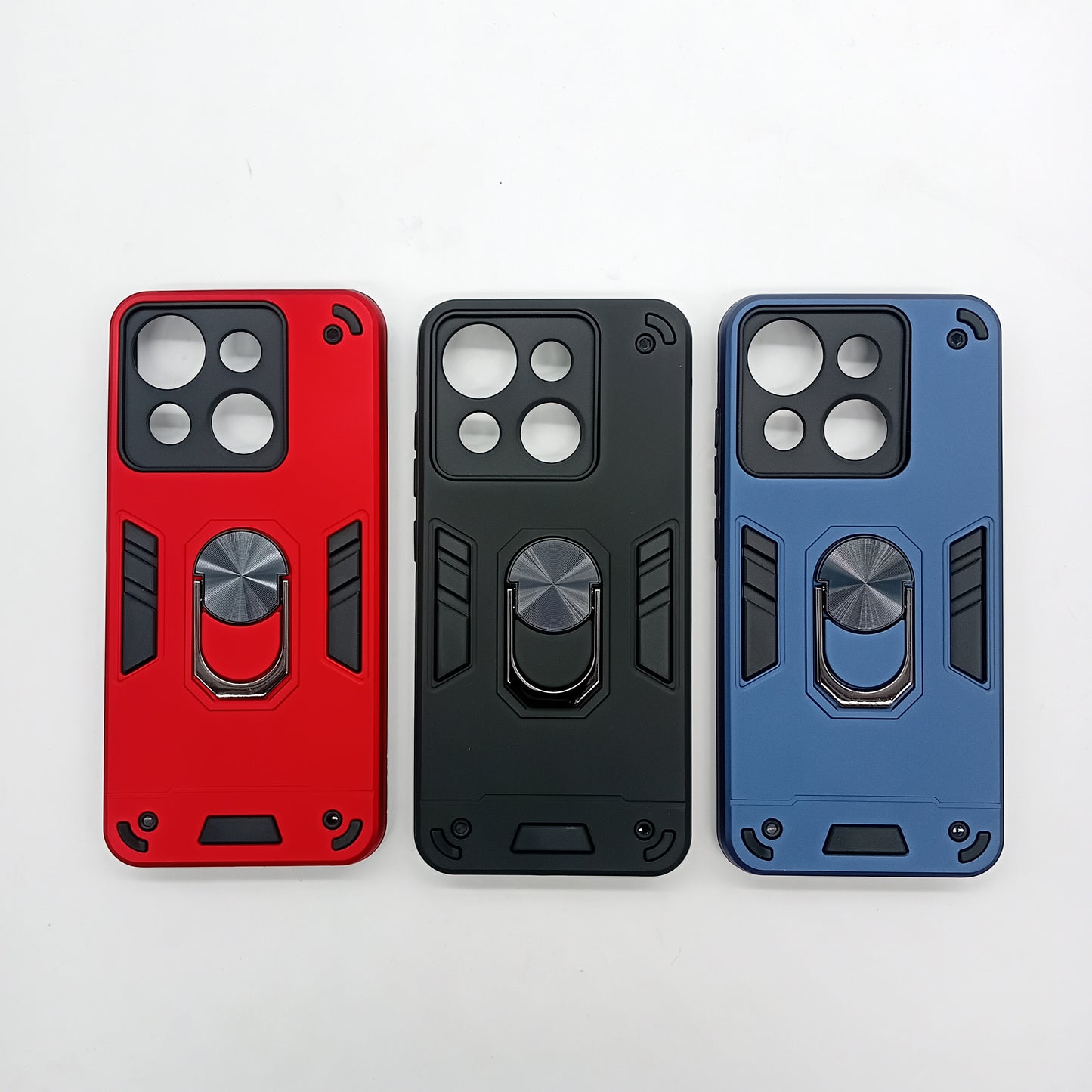 itel A50c Hard PC Case with ring holder Shockproof Slim back Cover