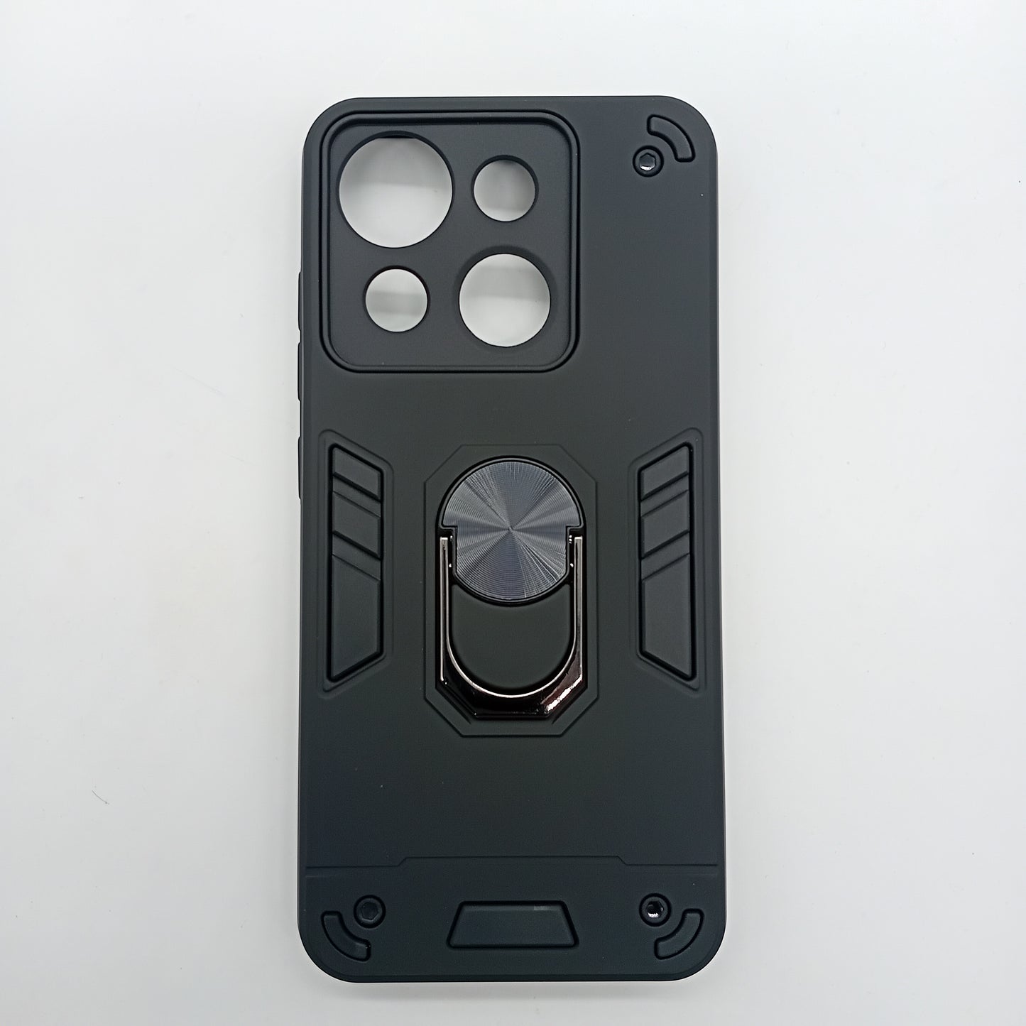 itel A50c Hard PC Case with ring holder Shockproof Slim back Cover