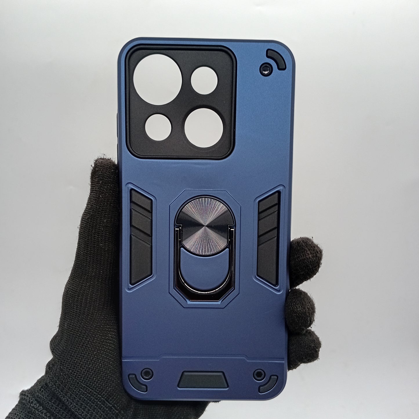 itel A50c Hard PC Case with ring holder Shockproof Slim back Cover