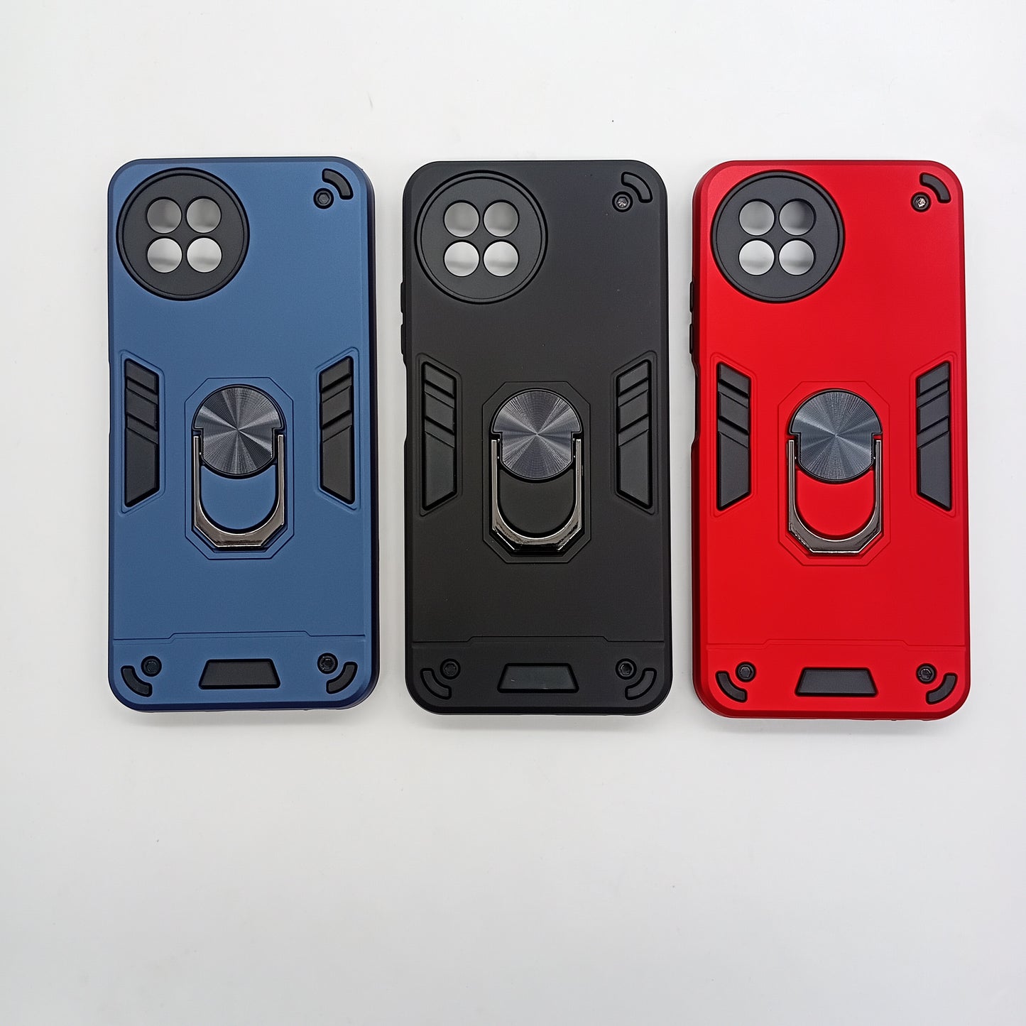 itel S23 Hard PC Case with ring holder Shockproof Slim back Cover