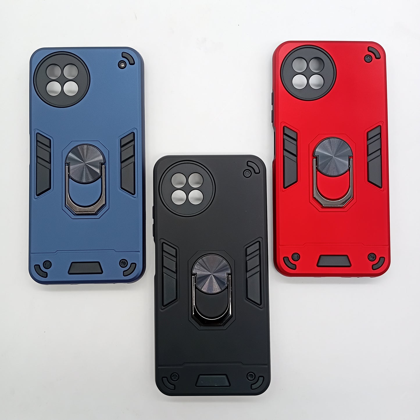 itel S23 Hard PC Case with ring holder Shockproof Slim back Cover