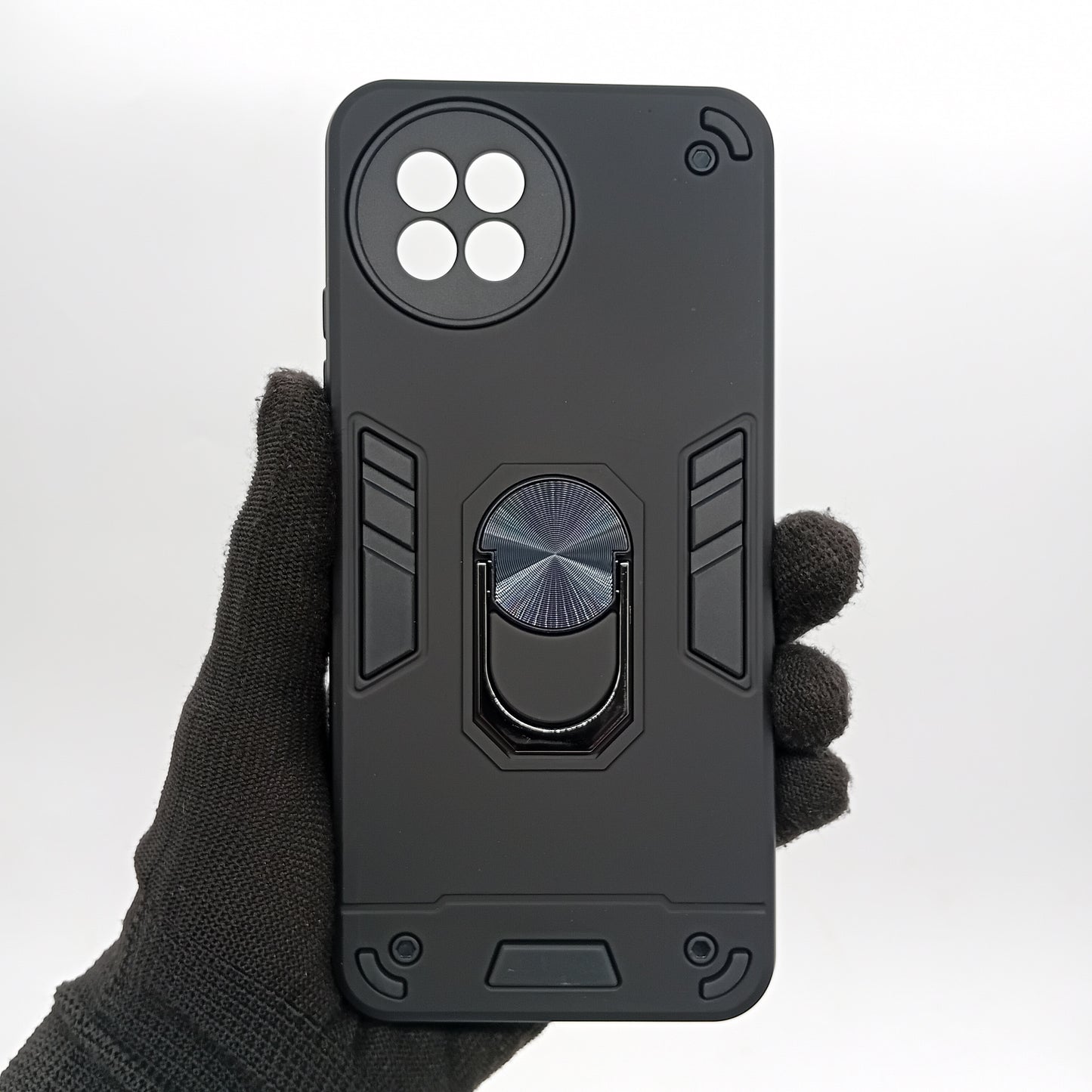 itel S23 Hard PC Case with ring holder Shockproof Slim back Cover