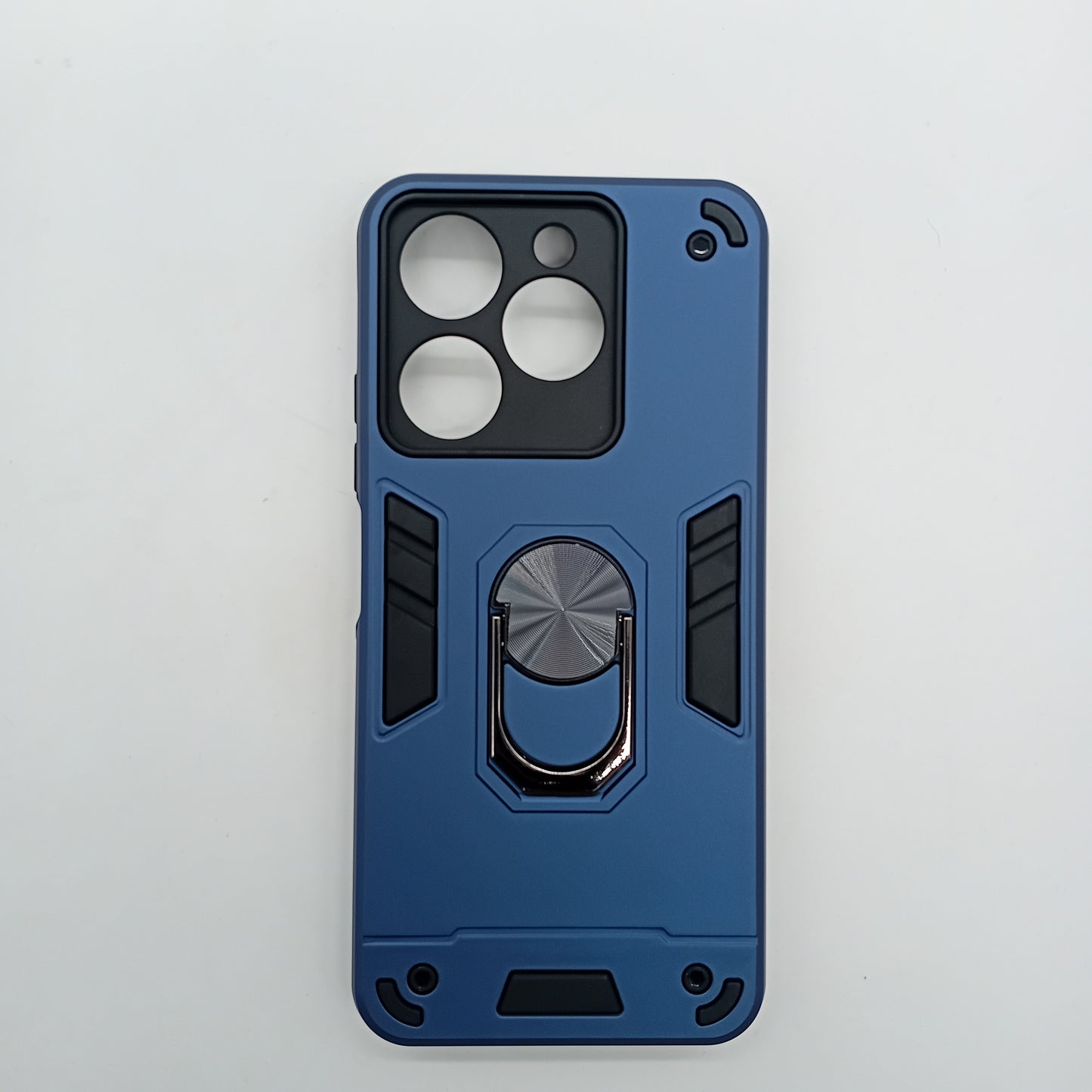 itel A70 Hard PC Case with ring holder Shockproof Slim back Cover