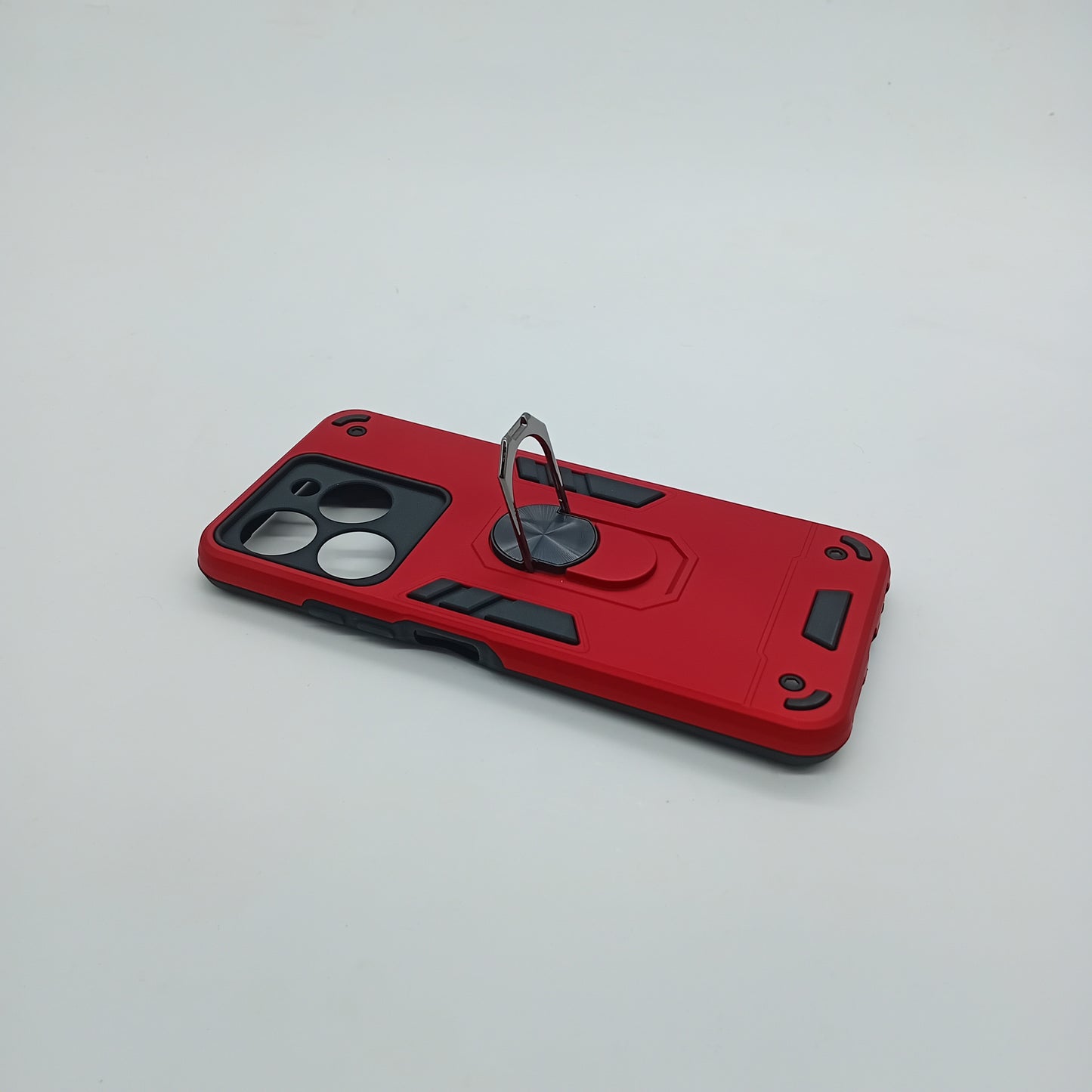 itel A70 Hard PC Case with ring holder Shockproof Slim back Cover