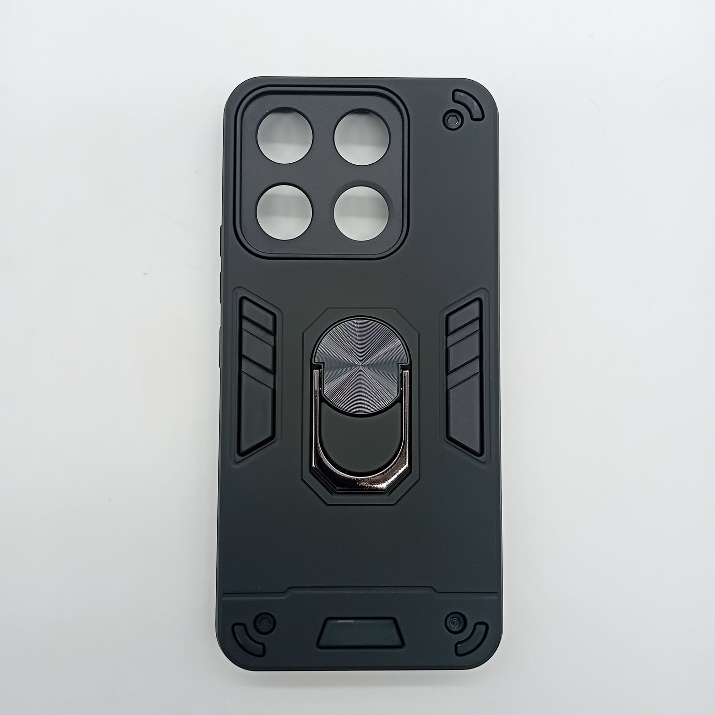 itel A60s Hard PC Case with ring holder Shockproof Slim back Cover