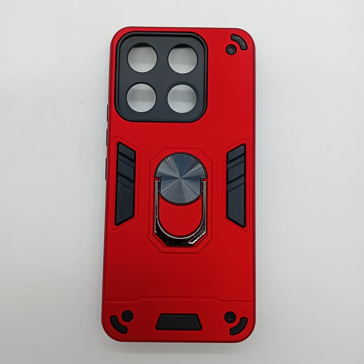 itel A60s Hard PC Case with ring holder Shockproof Slim back Cover