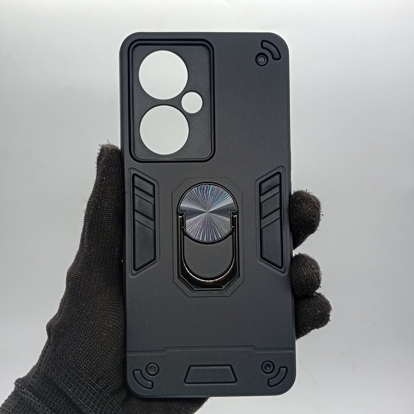 OPPO Nord CE3 Lite Hard PC Case with ring holder Shockproof Slim back Cover