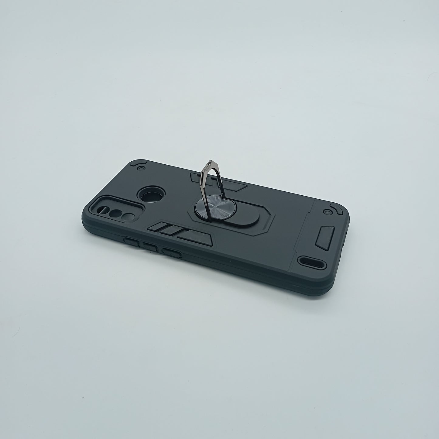 Tecno Spark 6 Go Hard PC Case with ring holder Shockproof Slim back Cover