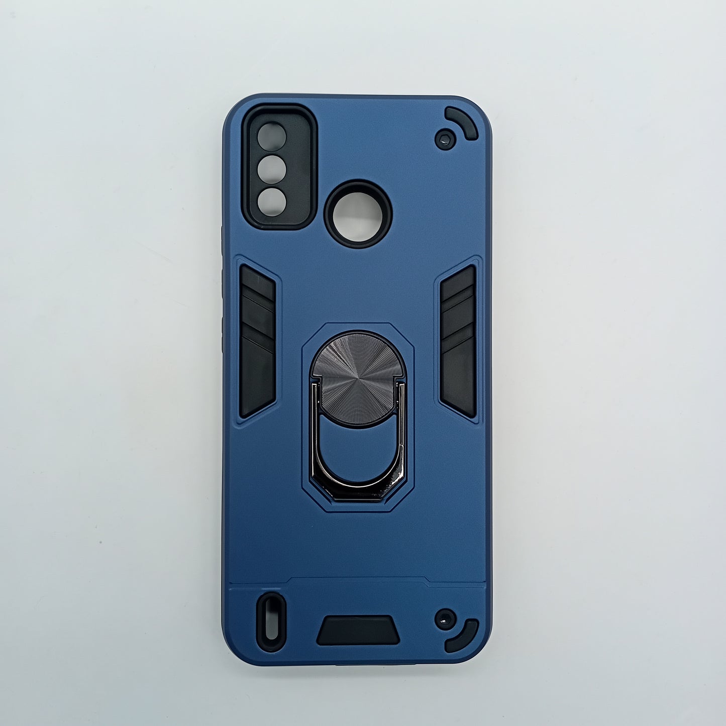 Tecno Spark 6 Go Hard PC Case with ring holder Shockproof Slim back Cover