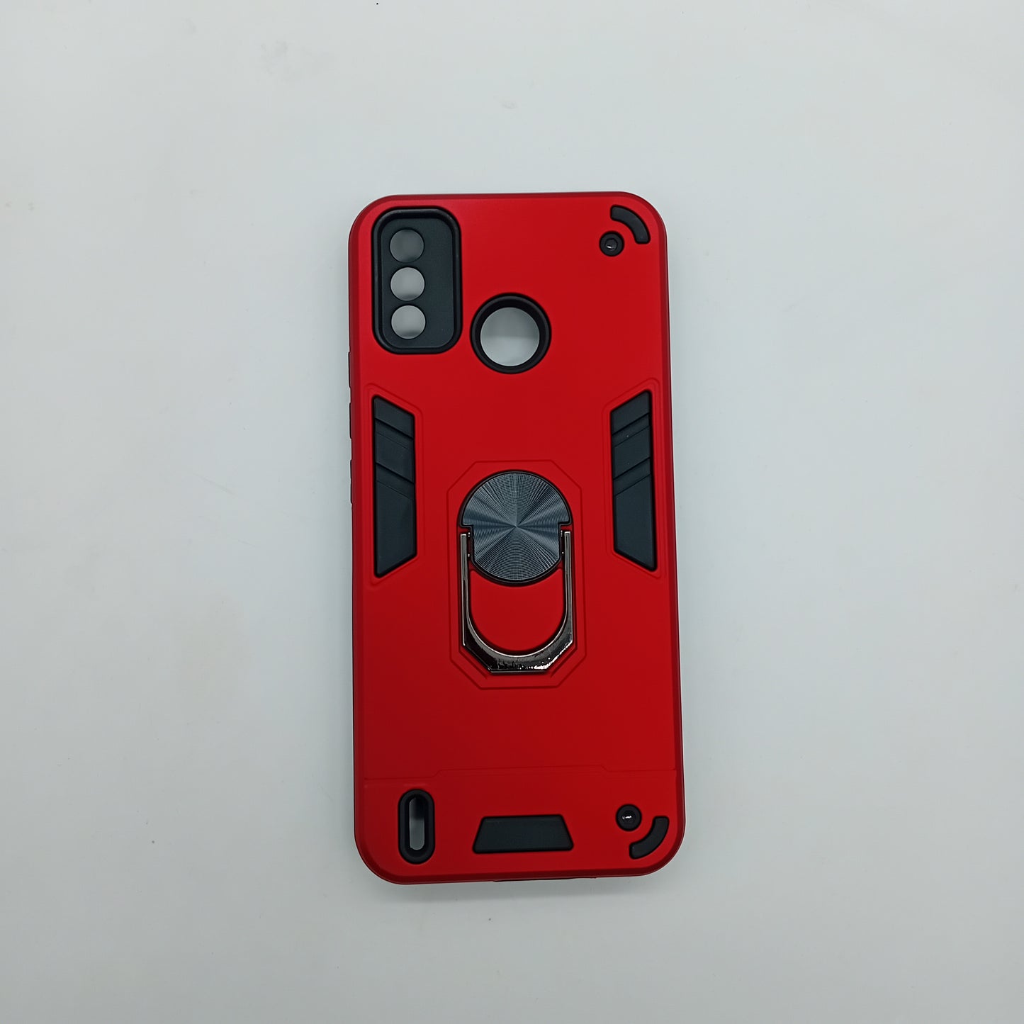 Tecno Spark 6 Go Hard PC Case with ring holder Shockproof Slim back Cover