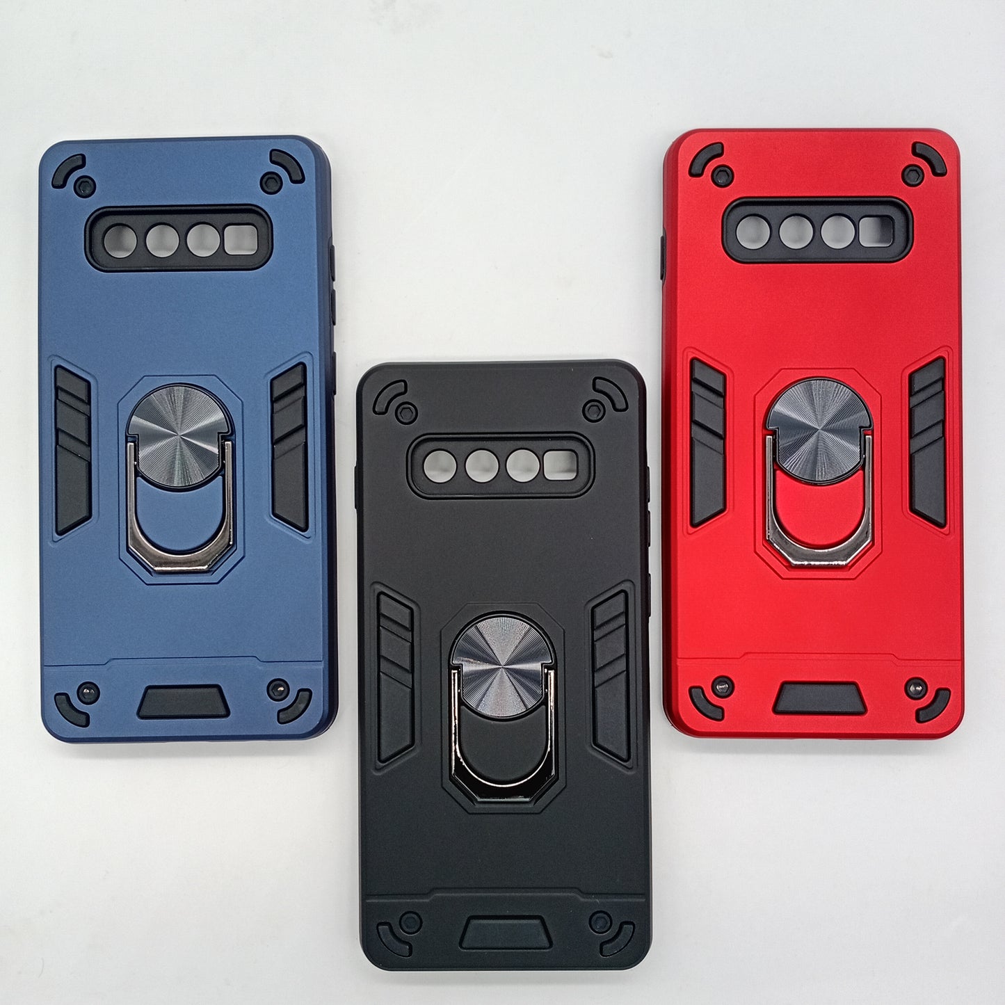 Samsung S10 Plus Hard PC Case with ring holder Shockproof Slim back Cover