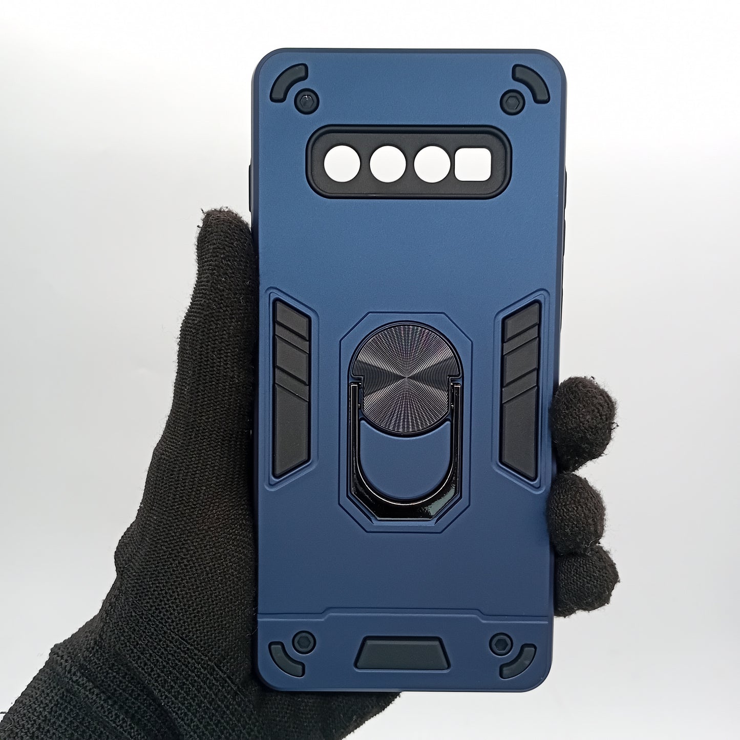 Samsung S10 Plus Hard PC Case with ring holder Shockproof Slim back Cover