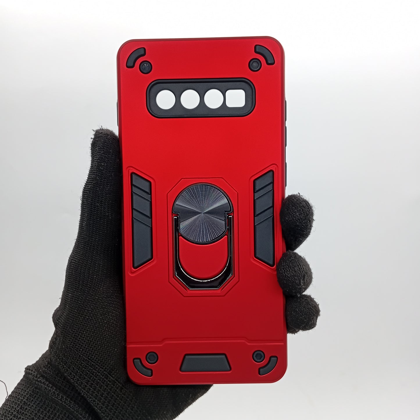 Samsung S10 Plus Hard PC Case with ring holder Shockproof Slim back Cover