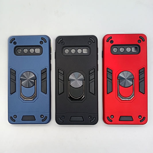Samsung S10 Hard PC Case with ring holder Shockproof Slim back Cover