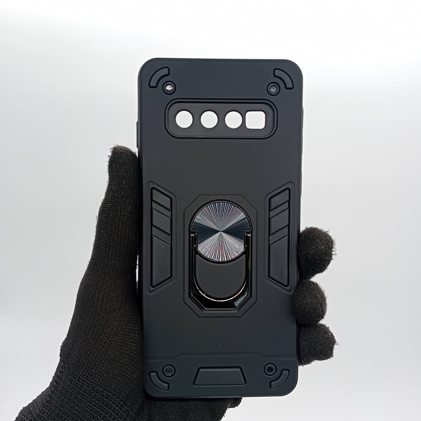 Samsung S10 Hard PC Case with ring holder Shockproof Slim back Cover