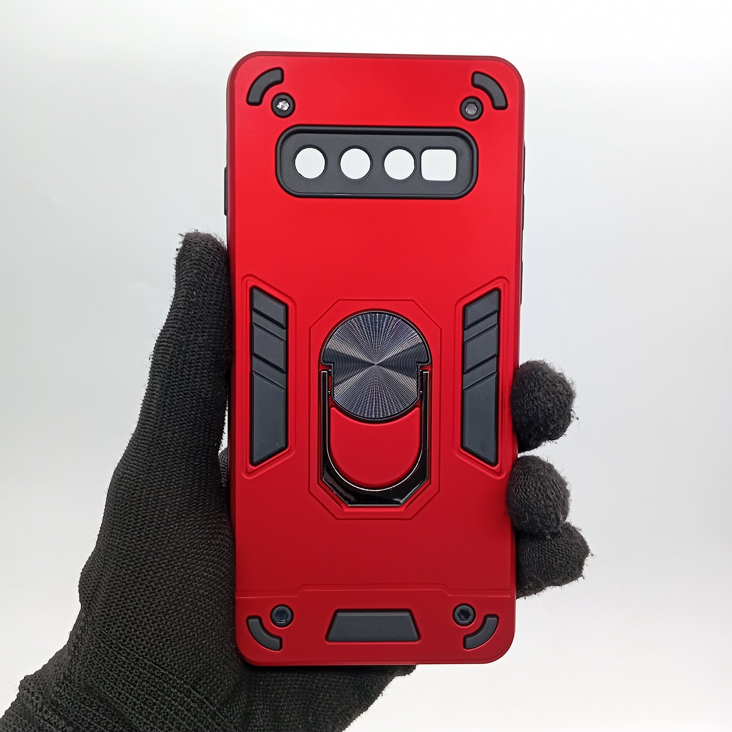 Samsung S10 Hard PC Case with ring holder Shockproof Slim back Cover