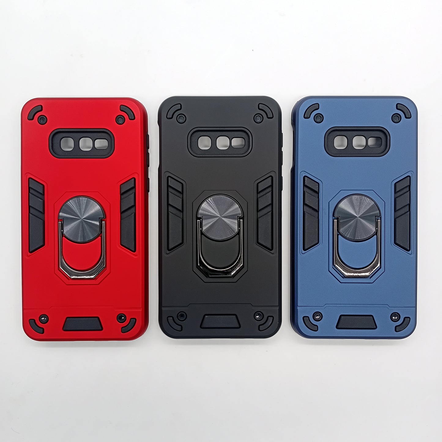 Samsung S10E Hard PC Case with ring holder Shockproof Slim back Cover
