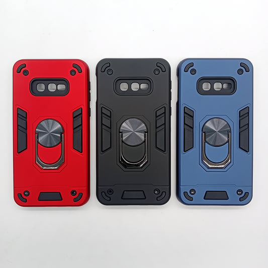 Samsung S10E Hard PC Case with ring holder Shockproof Slim back Cover