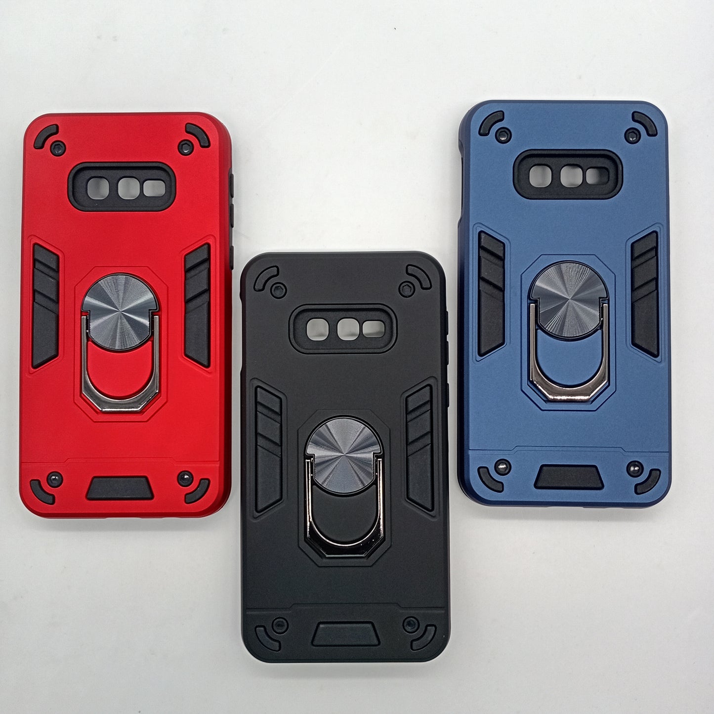 Samsung S10E Hard PC Case with ring holder Shockproof Slim back Cover