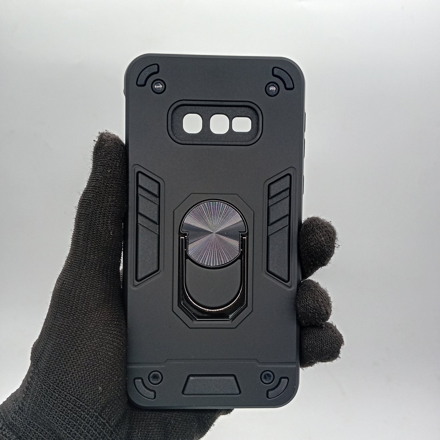 Samsung S10E Hard PC Case with ring holder Shockproof Slim back Cover