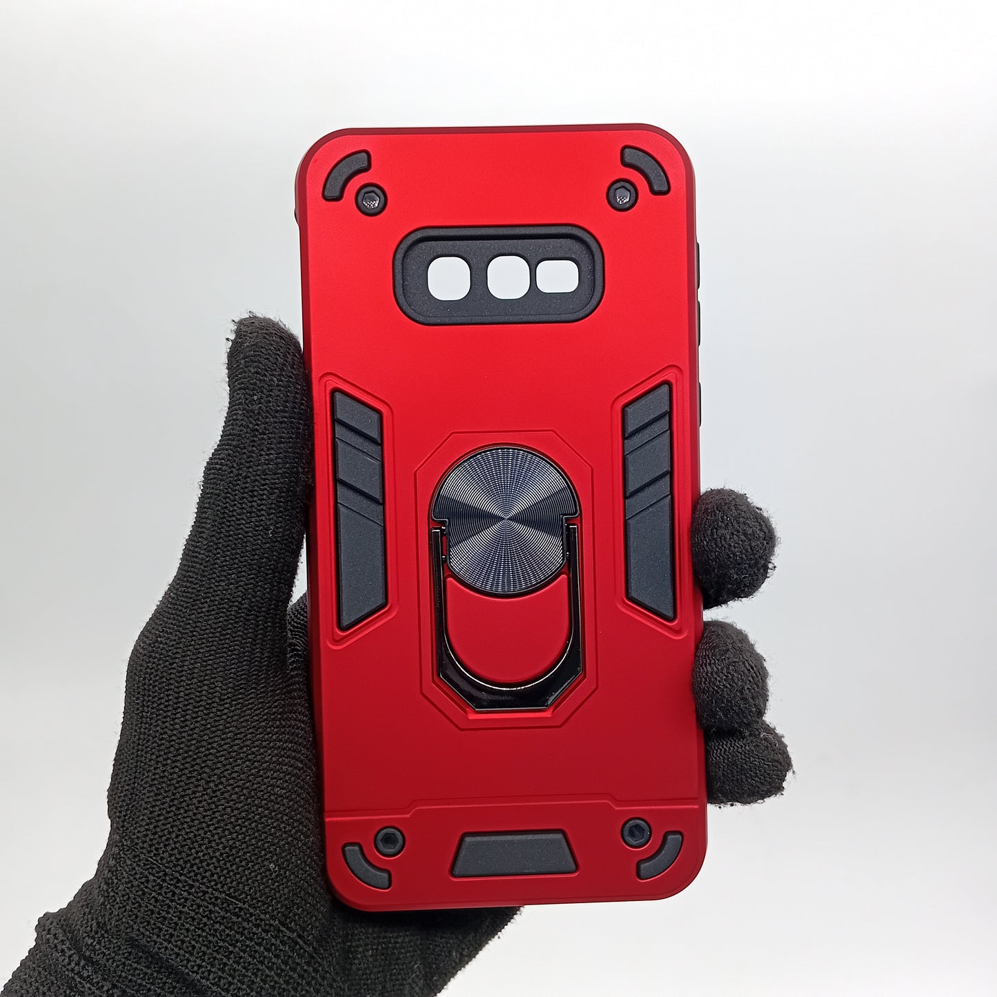 Samsung S10E Hard PC Case with ring holder Shockproof Slim back Cover