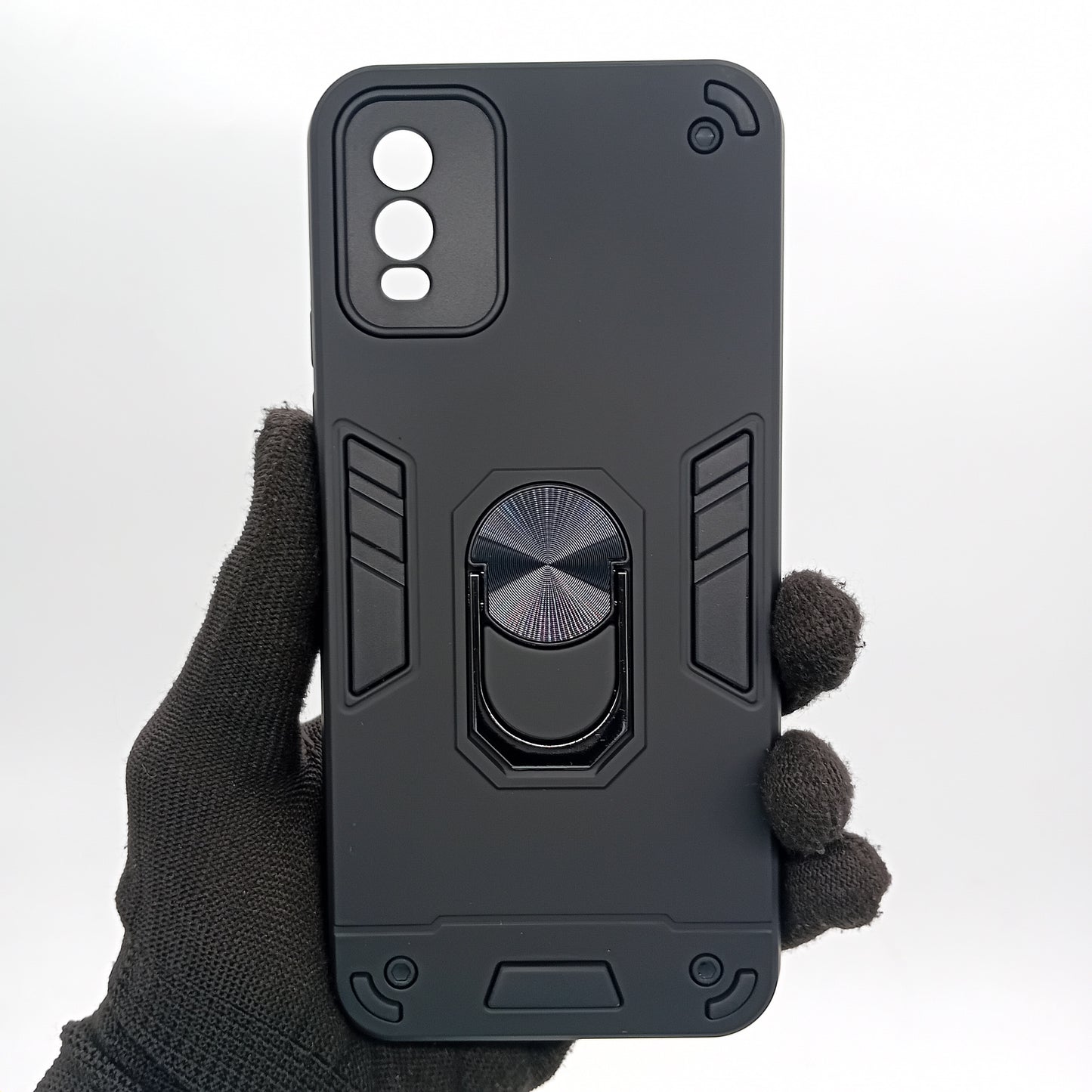 Nokia C32 Hard PC Case with ring holder Shockproof Slim back Cover