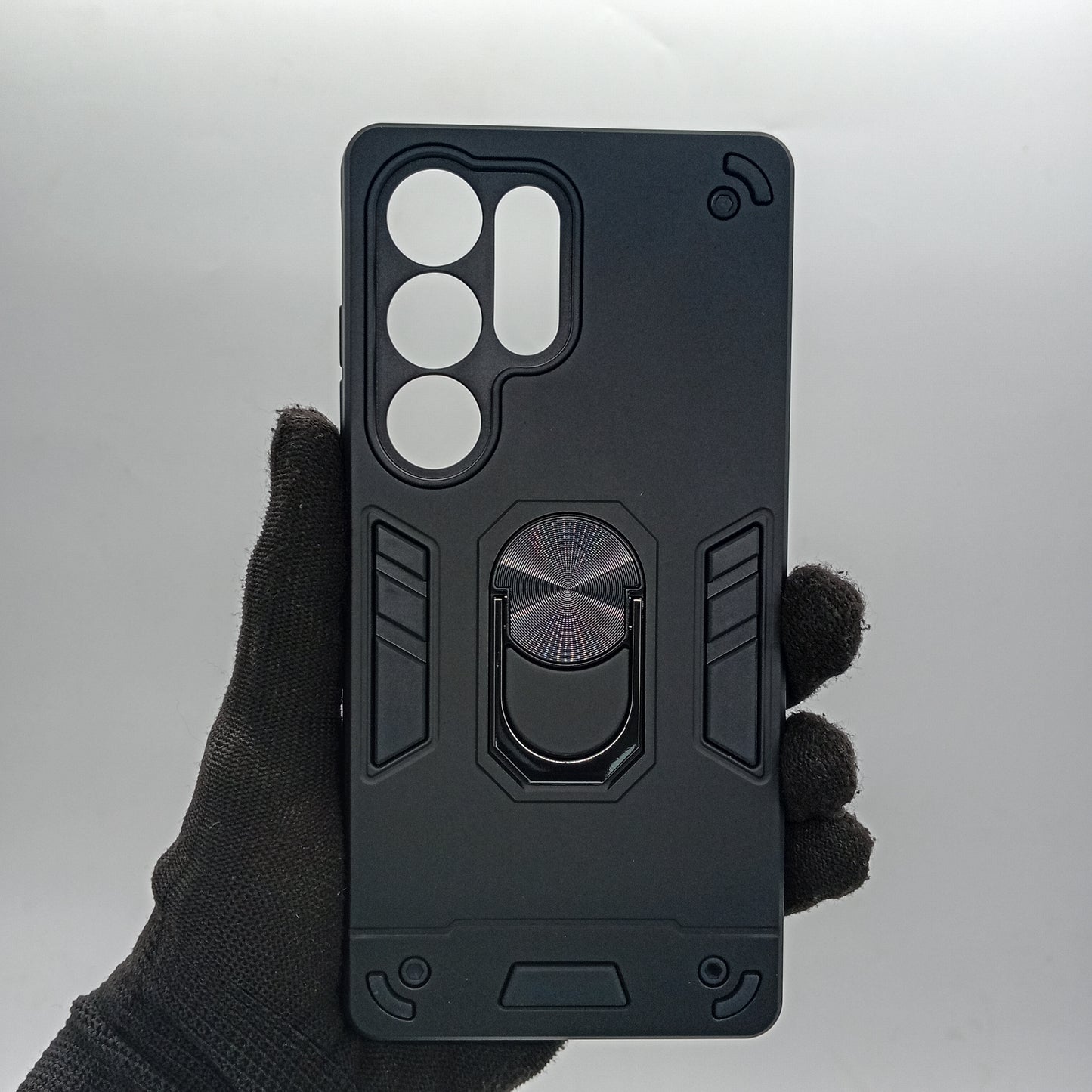 Samsung S25 Ultra Hard PC Case with ring holder Shockproof Slim back Cover