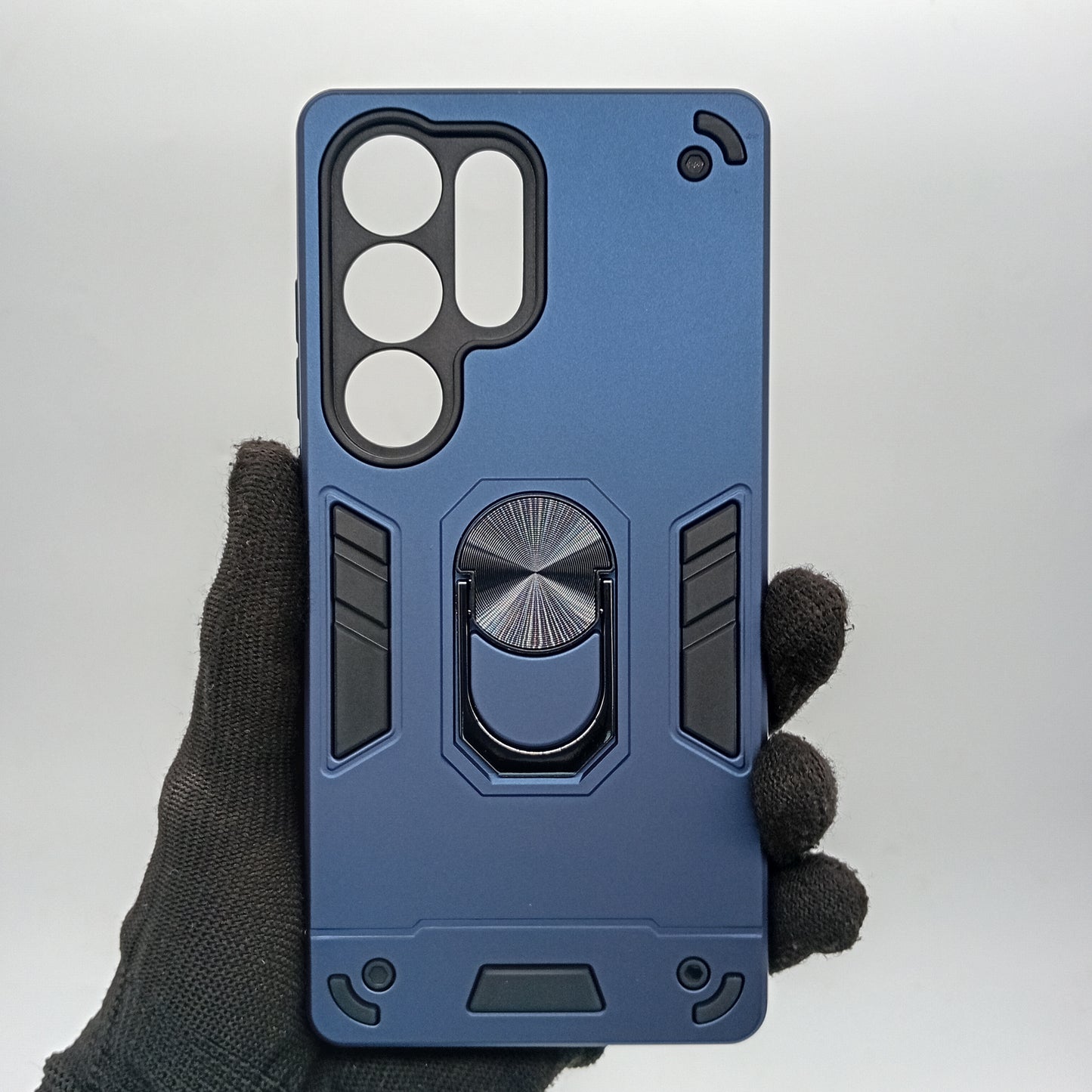 Samsung S25 Ultra Hard PC Case with ring holder Shockproof Slim back Cover