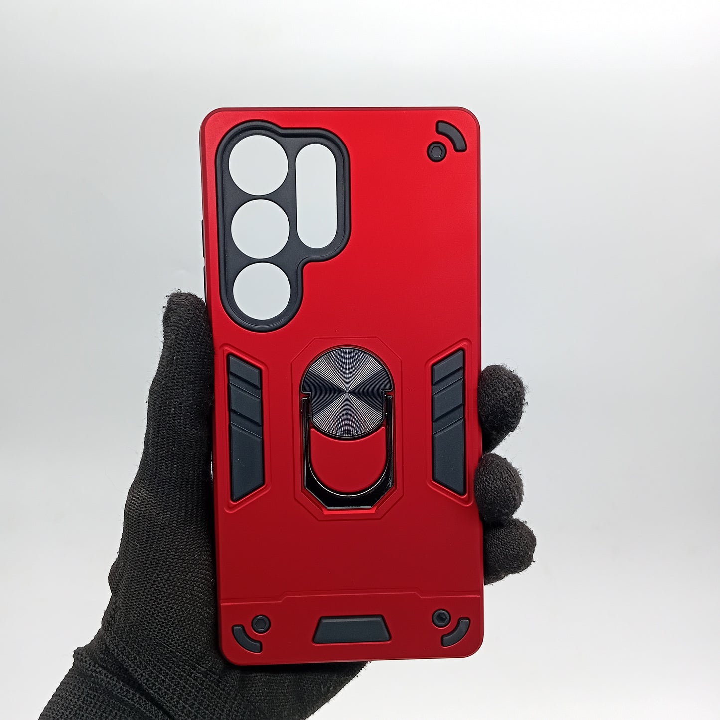 Samsung S25 Ultra Hard PC Case with ring holder Shockproof Slim back Cover