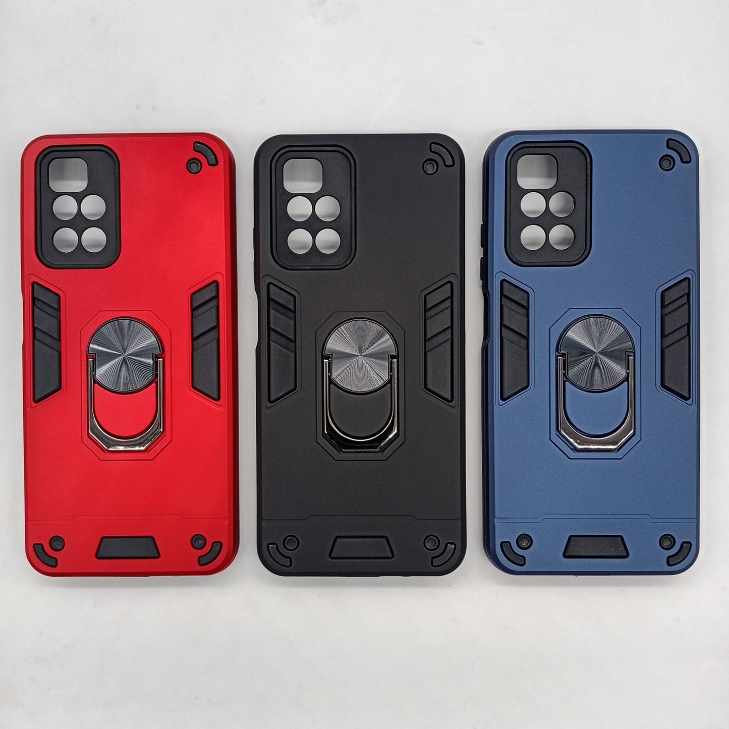 Redmi 10 Hard PC Case with ring holder Shockproof Slim back Cover