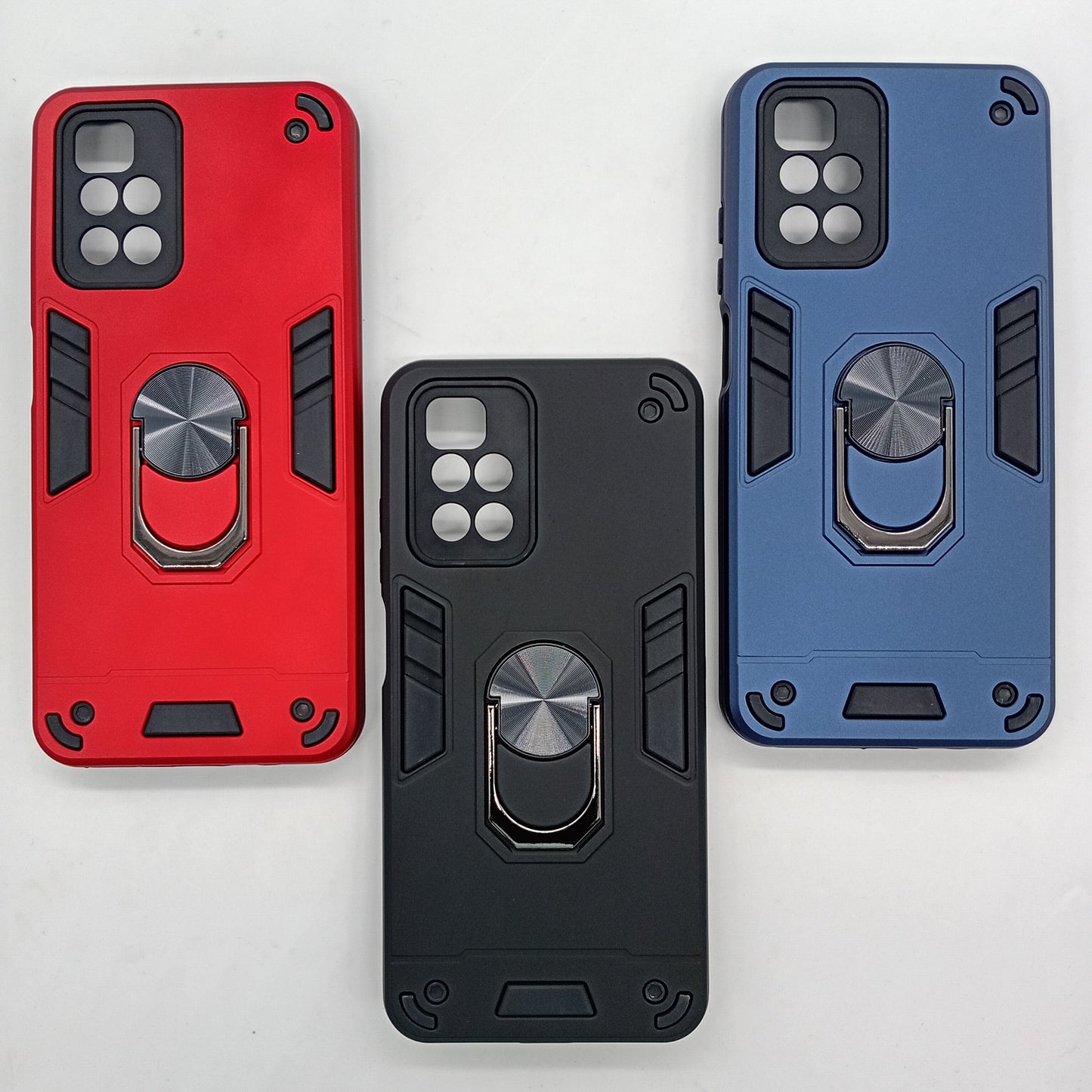 Redmi 10 Hard PC Case with ring holder Shockproof Slim back Cover