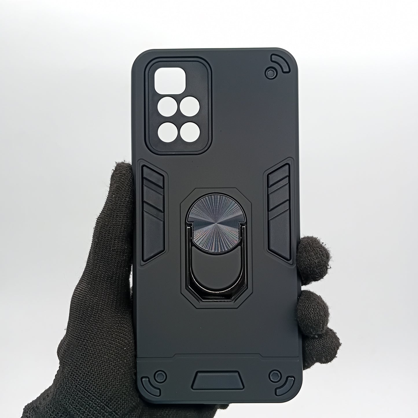 Redmi 10 Hard PC Case with ring holder Shockproof Slim back Cover