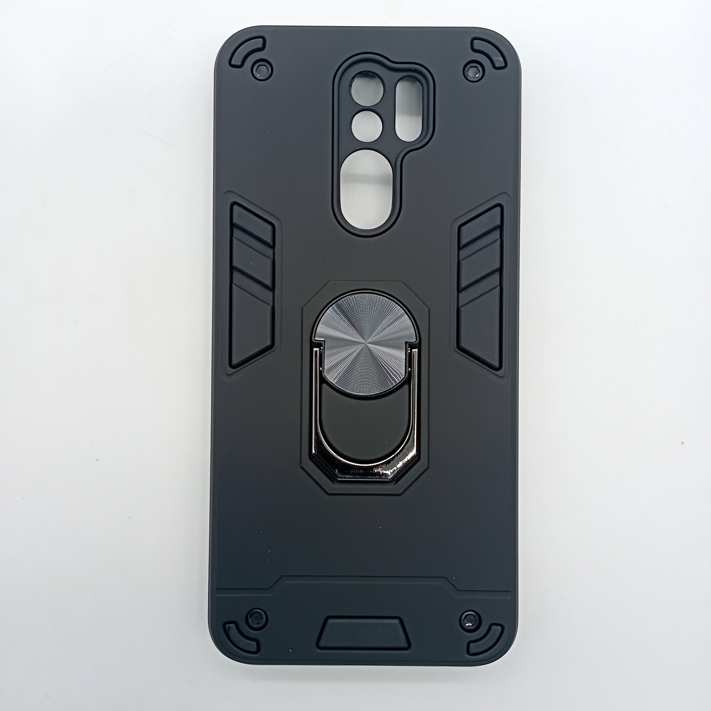 Redmi 9 Hard PC Case with ring holder Shockproof Slim back Cover