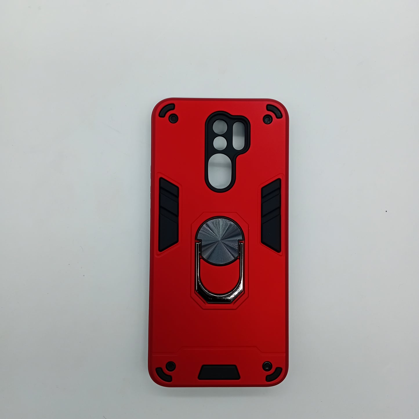 Redmi 9 Hard PC Case with ring holder Shockproof Slim back Cover