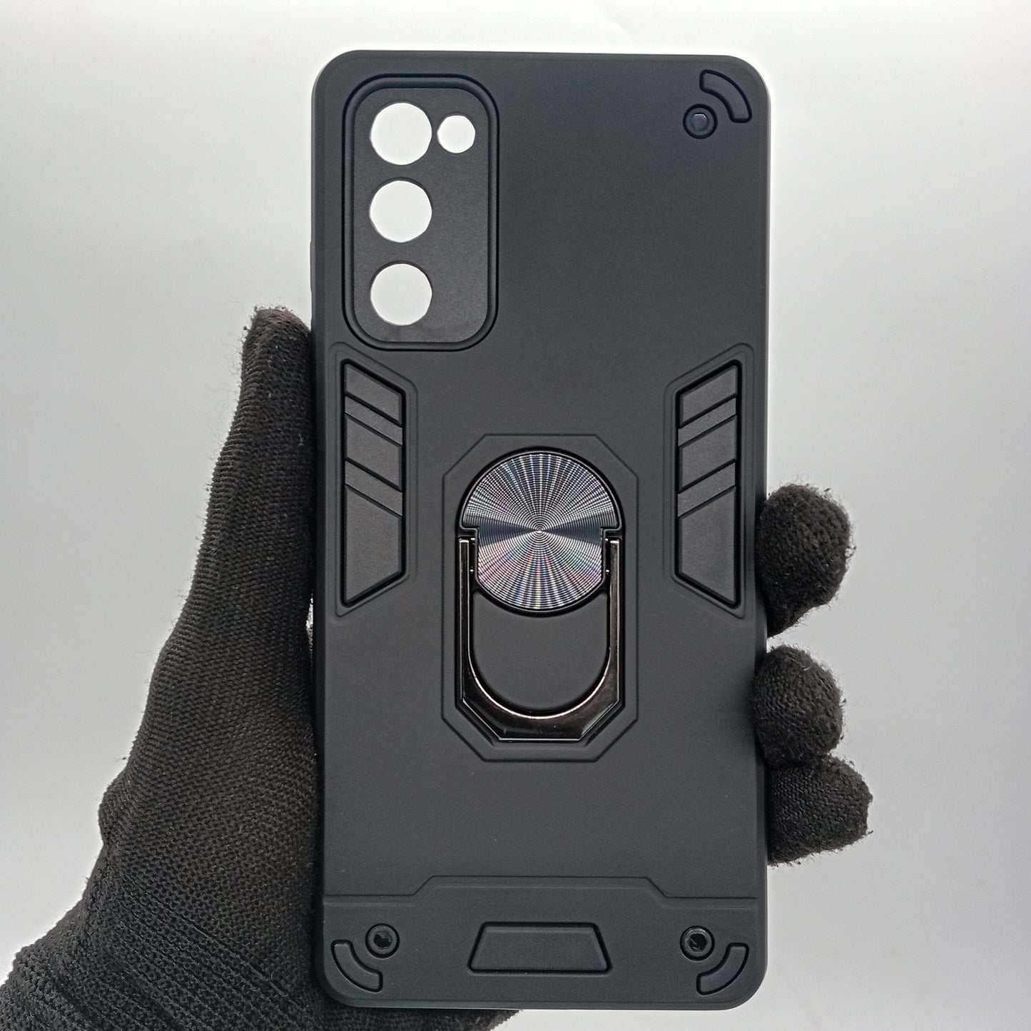 Samsung S20 FE Hard PC Case with ring holder Shockproof Slim back Cover