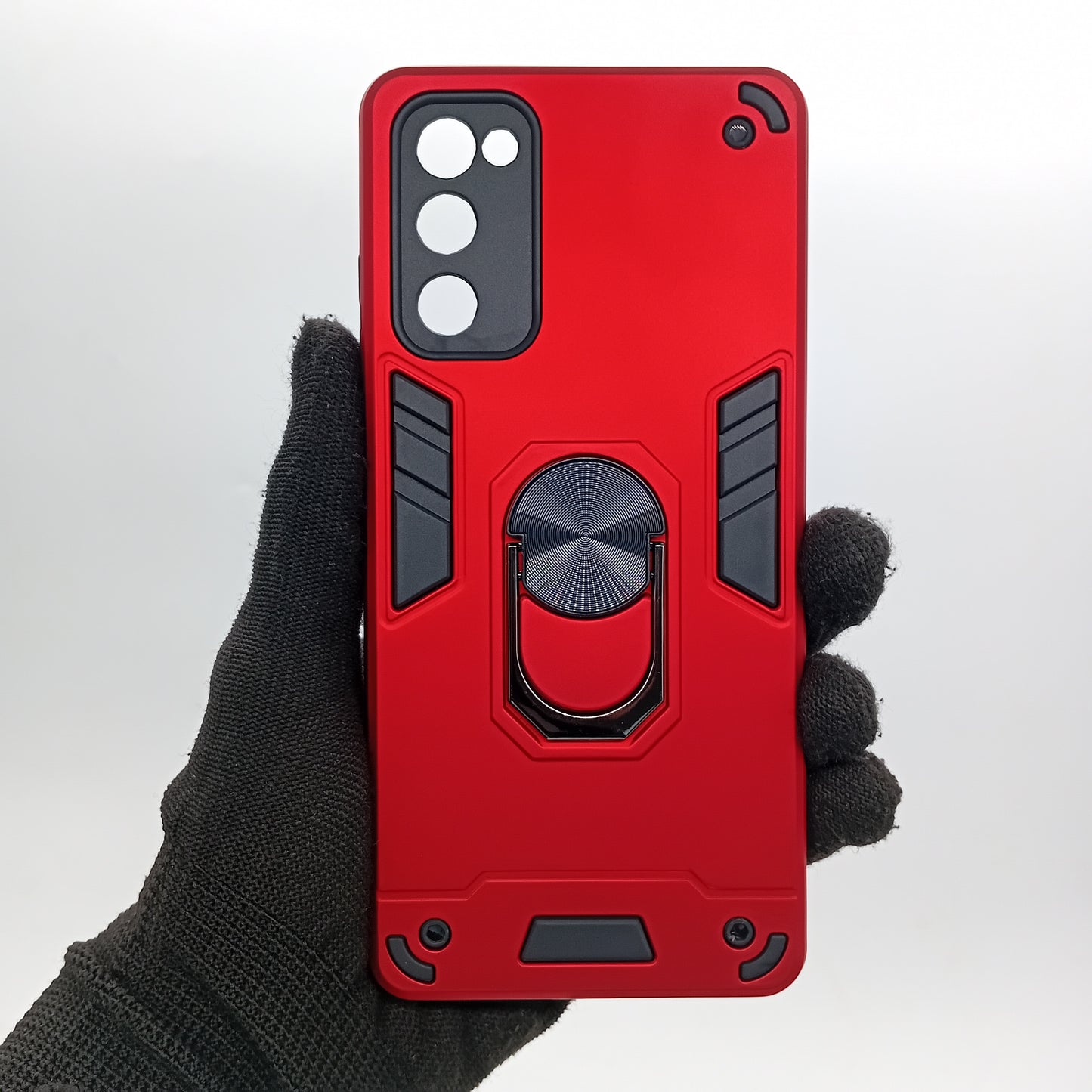 Samsung S20 FE Hard PC Case with ring holder Shockproof Slim back Cover