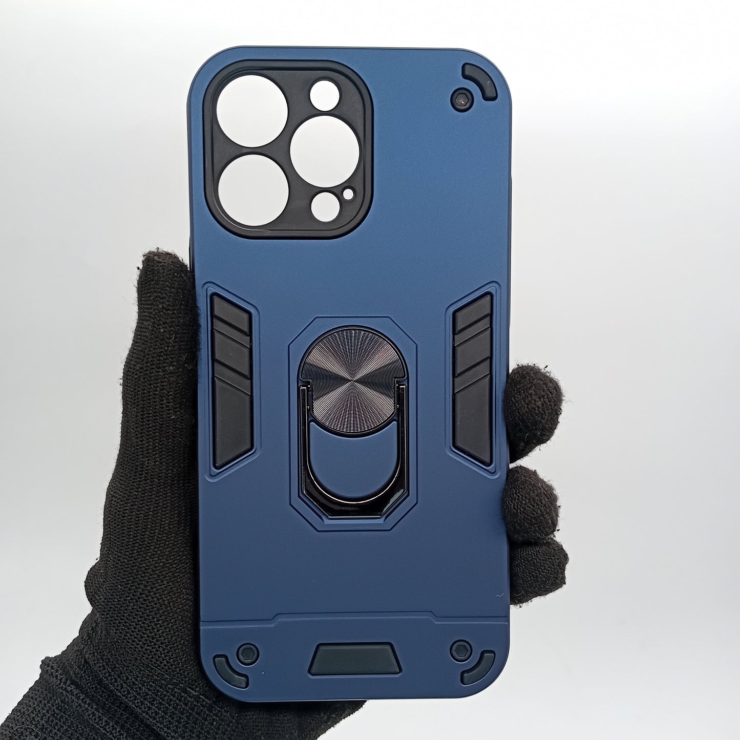 iPhone 16 Pro Max Hard PC Case with ring holder Shockproof Slim back Cover