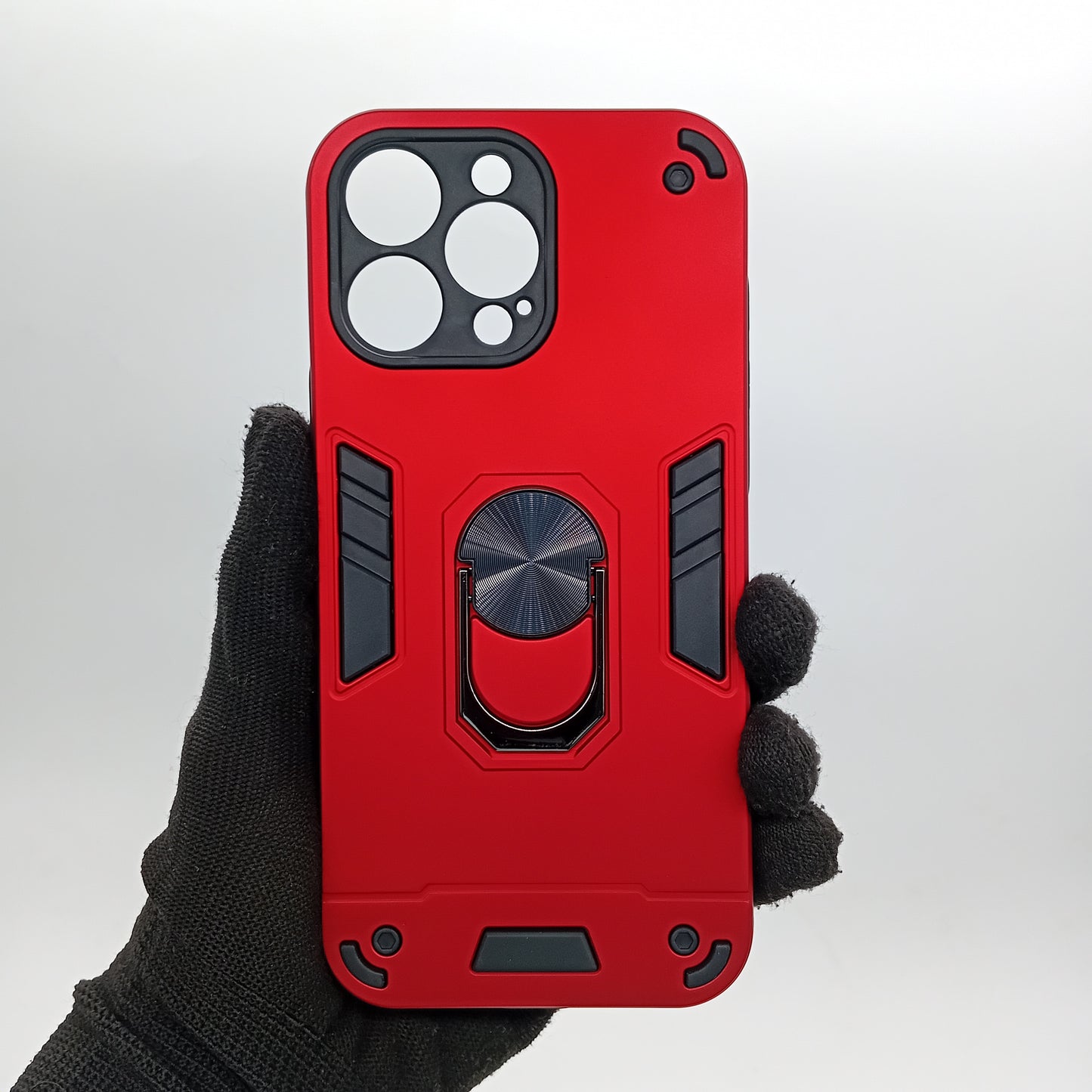 iPhone 16 Pro Max Hard PC Case with ring holder Shockproof Slim back Cover