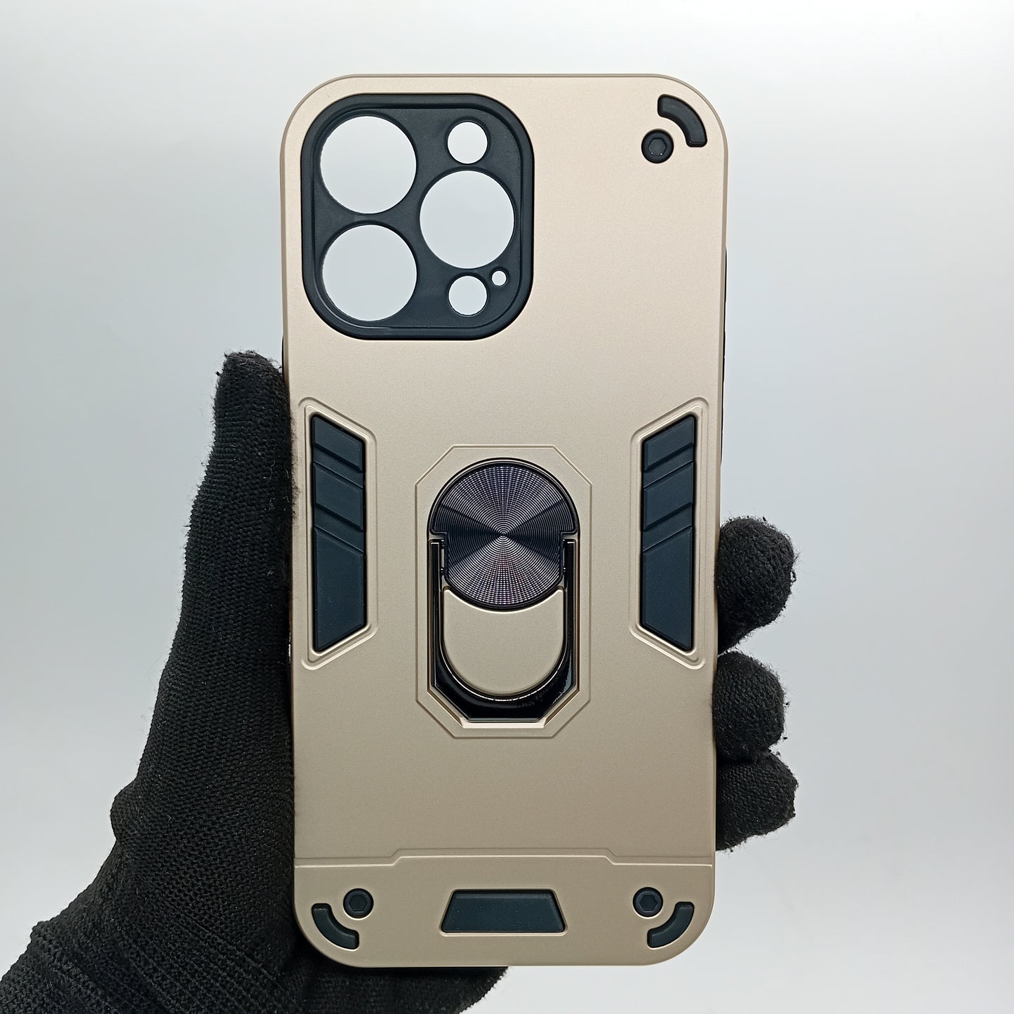 iPhone 16 Pro Max Hard PC Case with ring holder Shockproof Slim back Cover