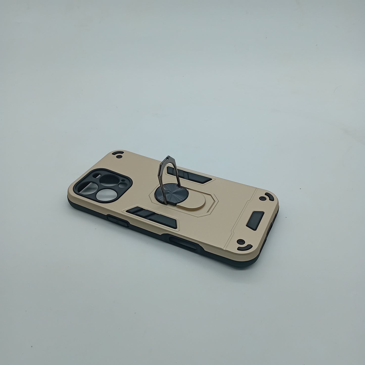 iPhone 16 Pro Max Hard PC Case with ring holder Shockproof Slim back Cover