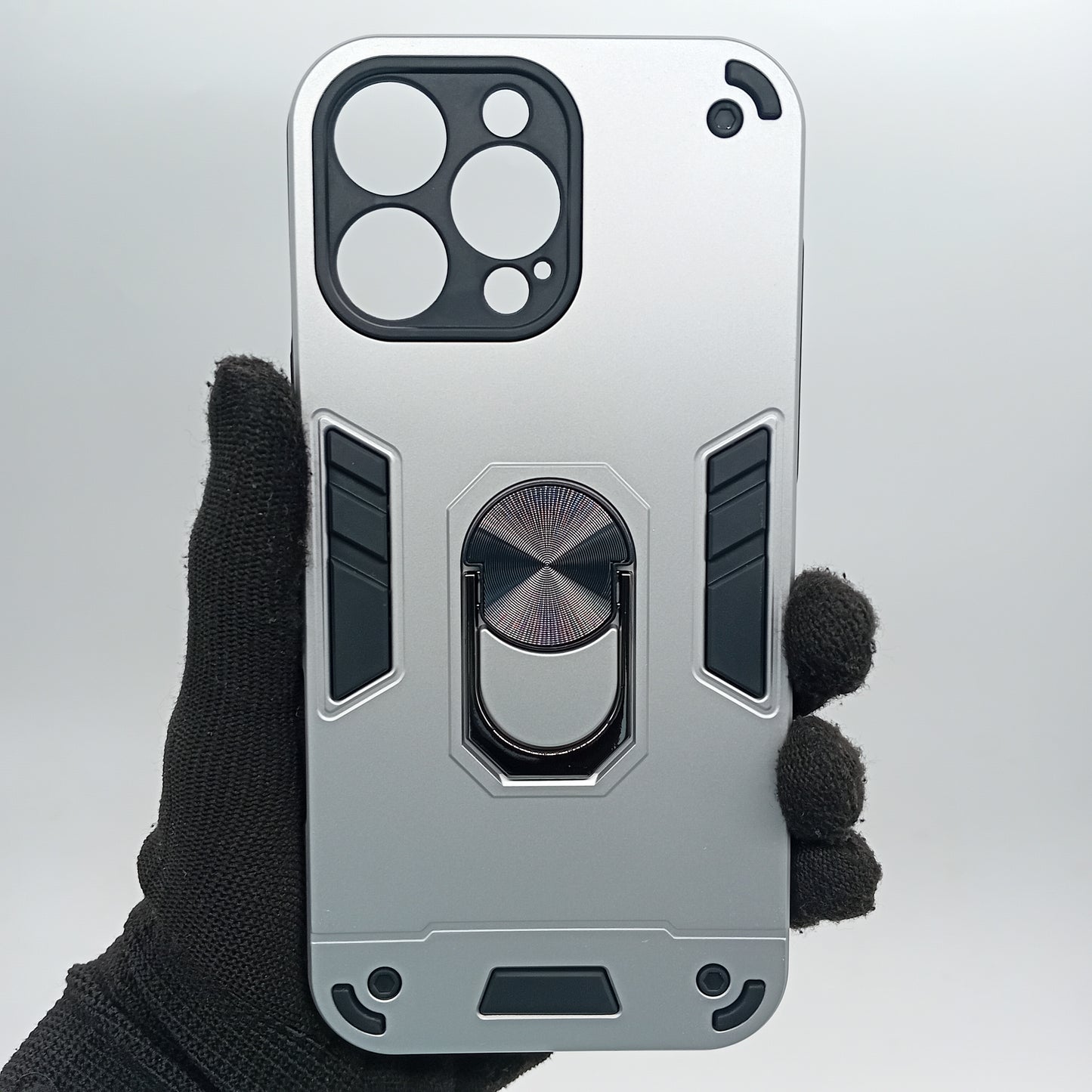 iPhone 16 Pro Max Hard PC Case with ring holder Shockproof Slim back Cover