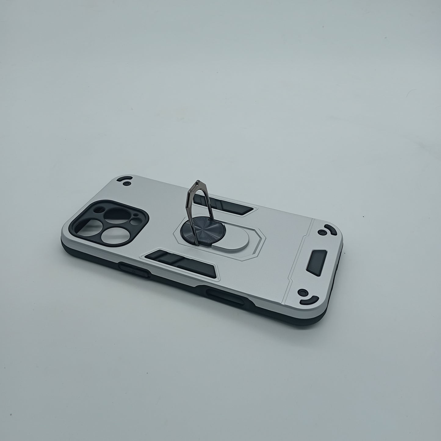 iPhone 16 Pro Max Hard PC Case with ring holder Shockproof Slim back Cover